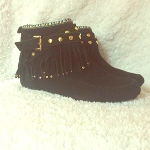 Aldo Fringe Moccasins